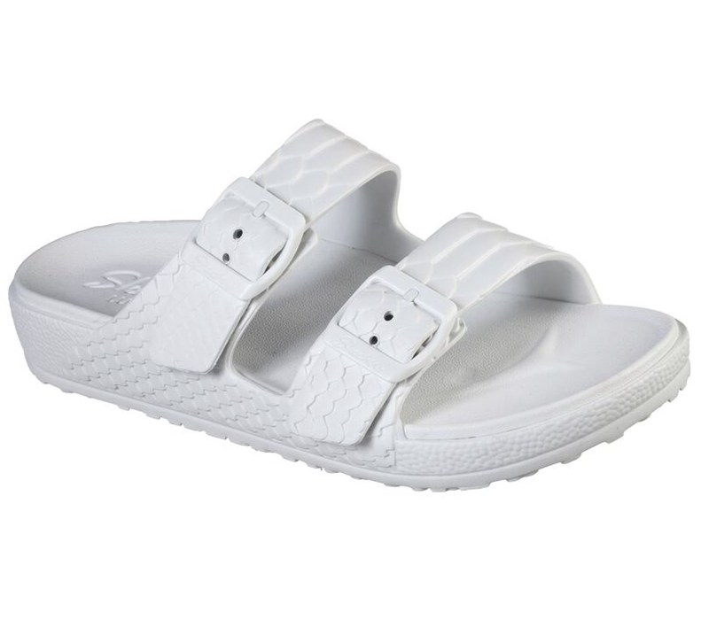 Skechers Cali Gear: Cali Breeze 2.0 - Royal Texture - Womens Slide White [AU-NH8712]